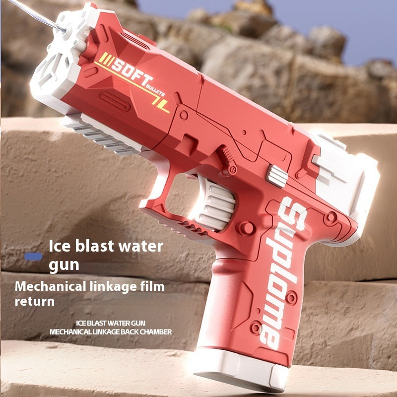 Children's Ice Burst Water Gun Toy Manual Continuous Firing