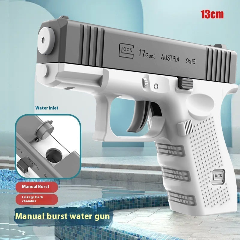 Children's Ice Burst Water Gun Toy Manual Continuous Firing