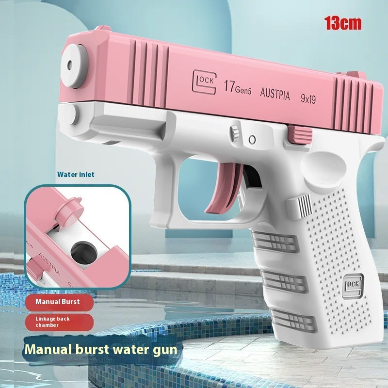 Children's Ice Burst Water Gun Toy Manual Continuous Firing