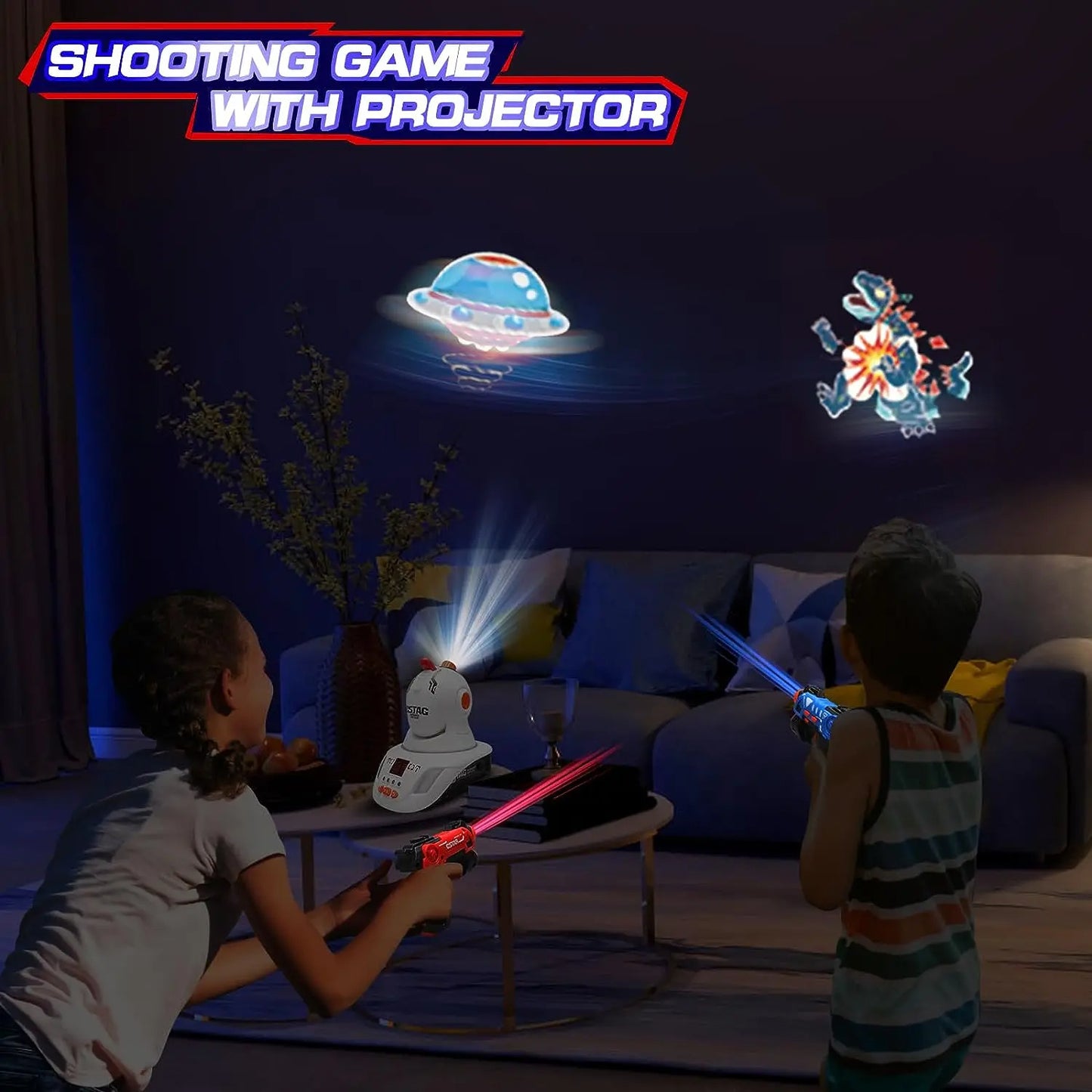 Projector Shooting Game