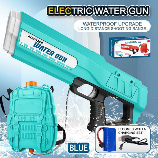 Large Capacity Fully Automatic Continuous Firing Backpack Electric Water Gun