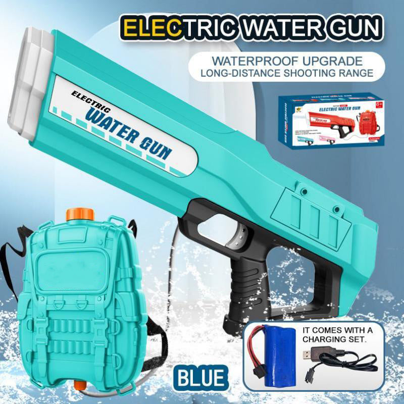 Large Capacity Fully Automatic Continuous Firing Backpack Electric Water Gun