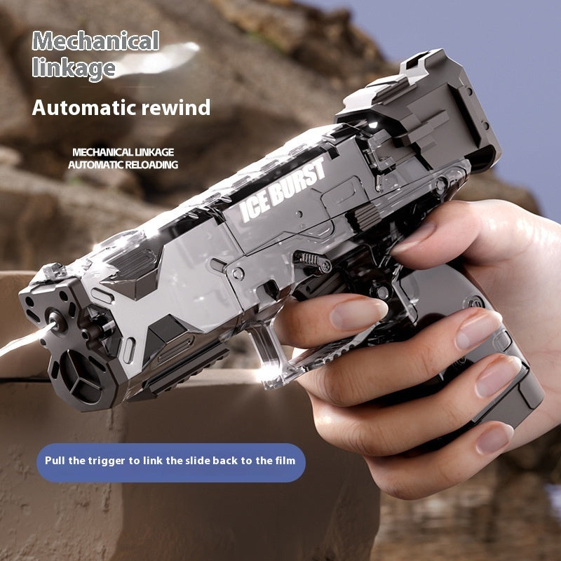 Children's Ice Burst Water Gun Toy Manual Continuous Firing